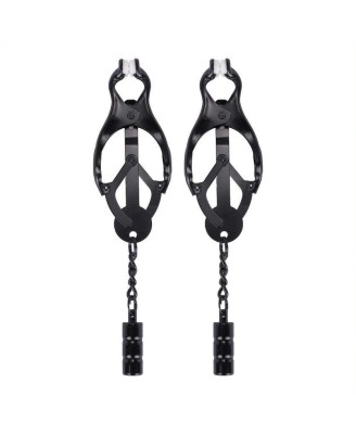 Me You Us Clover Nipple Clamp Black
