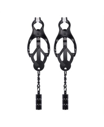 Me You Us Clover Nipple Clamp Black