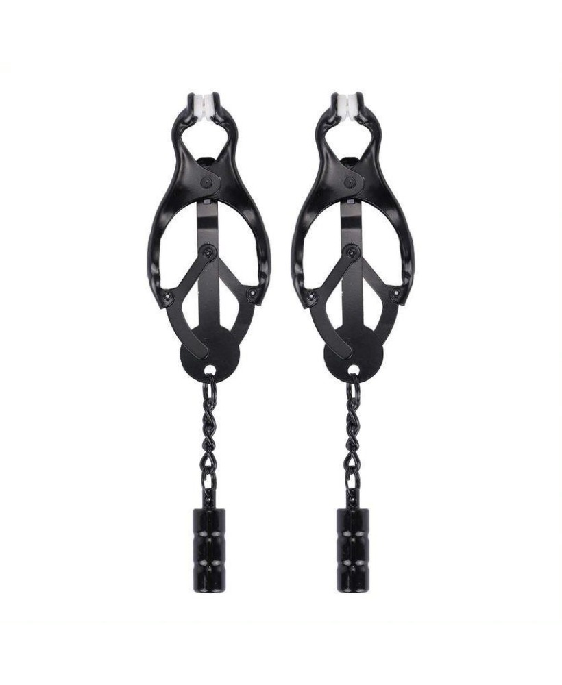 Me You Us Clover Nipple Clamp Black