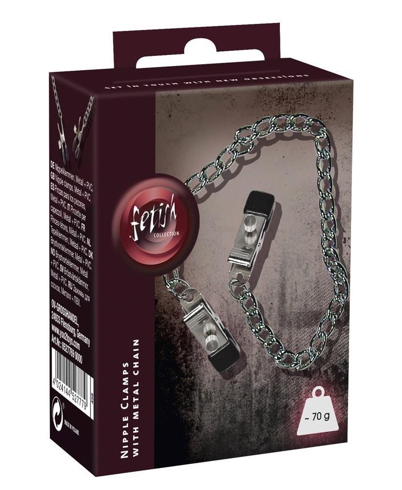 Boob Chain + Nipple Clamps SX