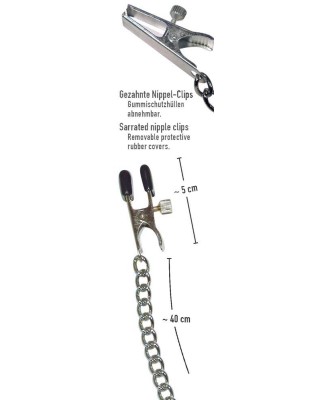 Boob Chain + Nipple Clamps SX