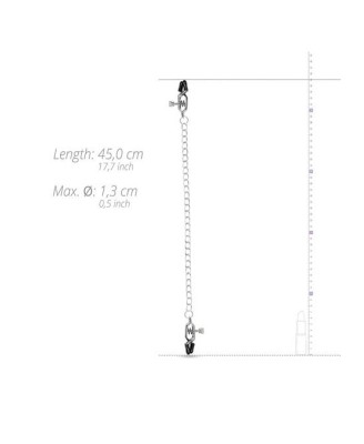 Stymulator-Big Nipple Clamps With Chain