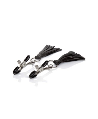 Playful Tassels Nipple Clamps Black