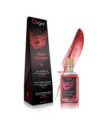 Żel-LIPS MASSAGE KIT STRAWBERRY - 100 ML