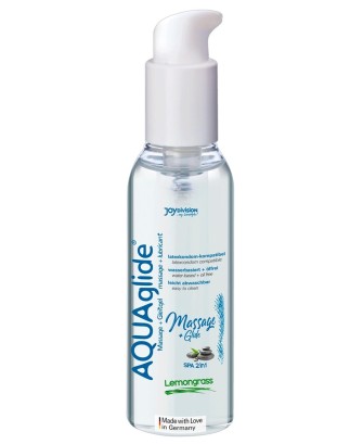 Żel/sprej-AQUAglide Massage+Glide Lemongrass, 200ml
