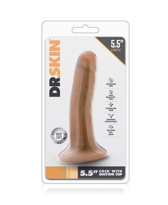 DR. SKIN 5.5INCH COCK WITH SUCTION CUP