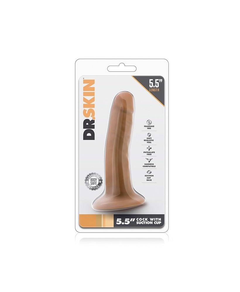 DR. SKIN 5.5INCH COCK WITH SUCTION CUP