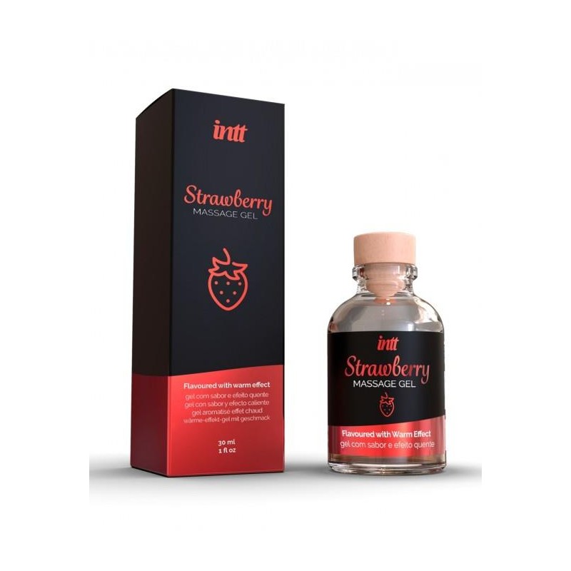Żel-Strawberry Kissable Massage Gel