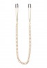Tweezers With Chain Gold