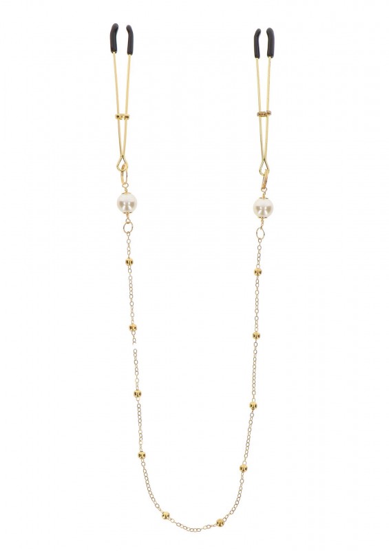 Tweezers Pearl & Deluxe Chain Gold