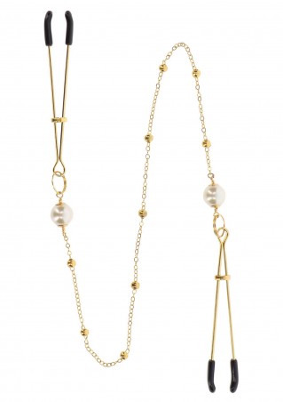 Tweezers Pearl & Deluxe Chain Gold