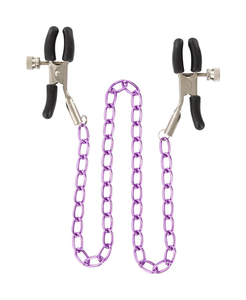 Stimulating Nipple Chain Metal