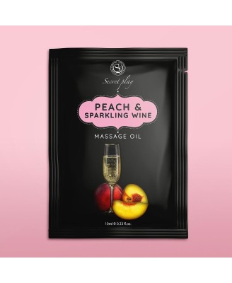 PEACH & SPARKLING WINE MASSAGE OIL 10 ML