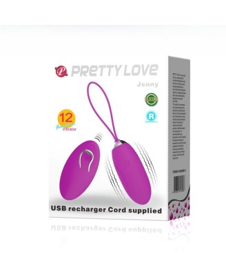 PRETTY LOVE - JENNY 12 poziomów - Jajeczko wibrujące