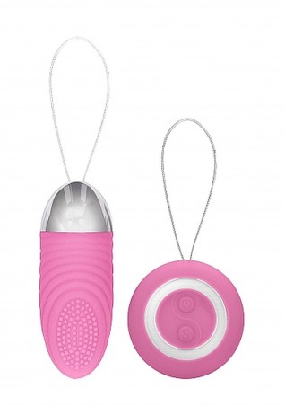 Ethan - Rechargeable Remote Control Vibrating Egg - Pink