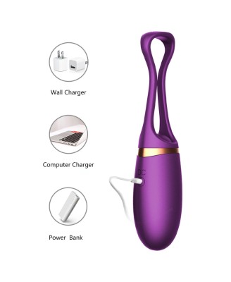 Vibrating Silicone Love EGG - Jajeczko Stymulujące - 10 poziomów Wibracji zdalnie Sterowane