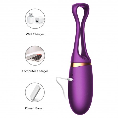 Vibrating Silicone Love EGG - Jajeczko Stymulujące - 10 poziomów Wibracji zdalnie Sterowane