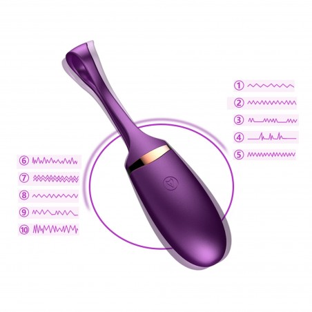 Vibrating Silicone Love EGG - Jajeczko Stymulujące - 10 poziomów Wibracji zdalnie Sterowane