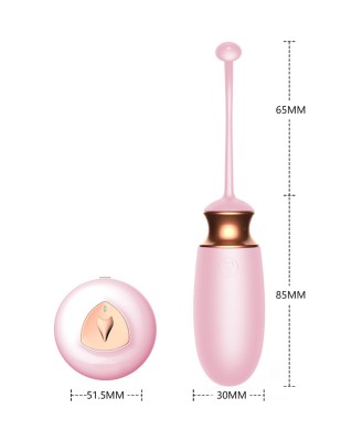 Jajeczko wibrujące zdalnie Sterowane - Vibrating Silicone Love EGG