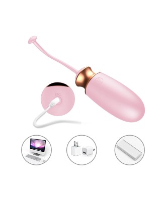 Jajeczko wibrujące zdalnie Sterowane - Vibrating Silicone Love EGG