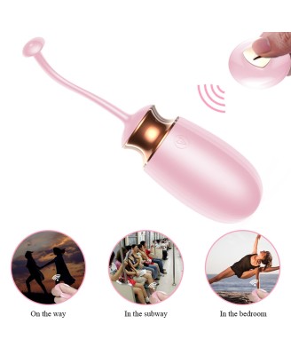 Jajko/wibr-Vibrating Silicone Love EGG USB 10 Function / Heating / Voice Control