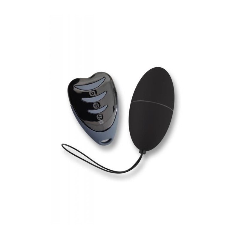 Wibrator-Egg Remote control Black AAA 3,0