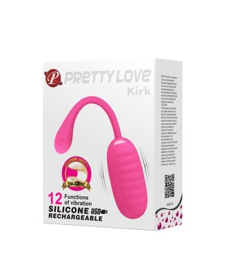 PRETTY LOVE - KIRK EGG Pink 12 function vibrations