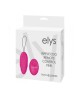 Jajko/wibr-OVETTO VIBRANTE ELYS RIPPLE EGG REMOTE CONTROL PINK