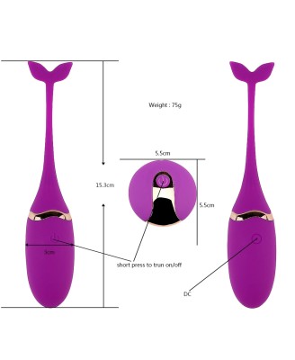 Vibratong egg (purple) USB