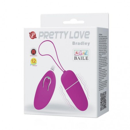 PRETTY LOVE - BRADLEY 12 poziomów - Jajeczko wibrujące