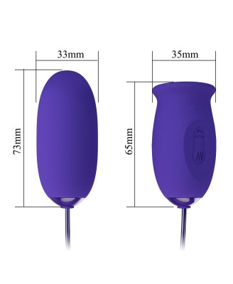 PRETTY LOVE - Daisy - Youth, 12 vibration functions 3 licking settings Memory function