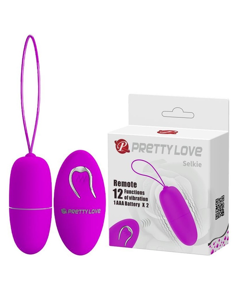 PRETTY LOVE -SELKIE, 12 vibration functions Wireless remote control