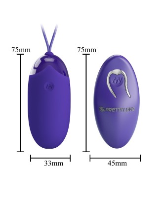 PRETTY LOVE - Berger - Youth,  Wireless remote control 12 vibration functions