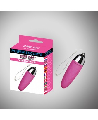 Dino egg pink    big egg 10,8 cm x 3,4 cm