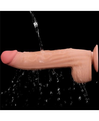 12'' King Sized Sliding Skin Dual Layer Dong - Cieliste Realistyczne Dildo z Przyssawką