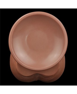 11.5'' King Sized Sliding Skin Dual Layer Dong - Brązowe Realistyczne Dildo z Przyssawką