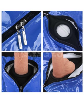 Chic Strap-On shorts (36 - 39 inch waist) Blue