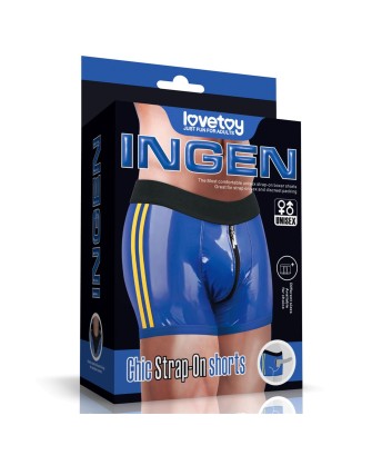 Chic Strap-On shorts (32 - 35 inch waist) Blue