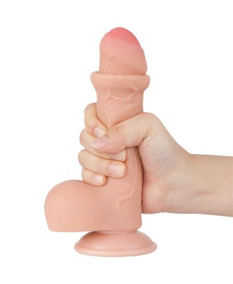 7'' Sliding Skin Dual Layer Dong Flesh