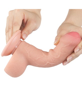 7'' Sliding Skin Dual Layer Dong Flesh