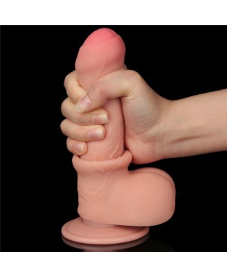 7'' Sliding Skin Dual Layer Dong Flesh