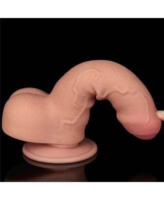 7'' Sliding Skin Dual Layer Dong Flesh