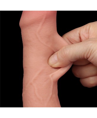 7'' Sliding Skin Dual Layer Dong Flesh