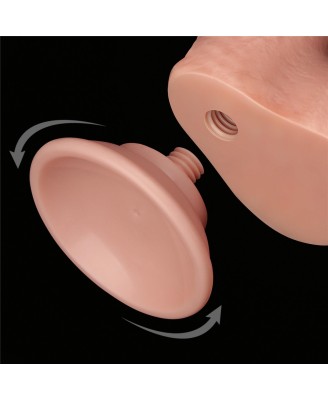 7'' Sliding Skin Dual Layer Dong Flesh