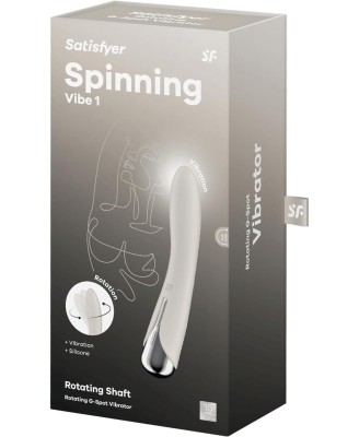 Satisfyer Spinning Vibe 1 Beige - Wibrator Punktu G
