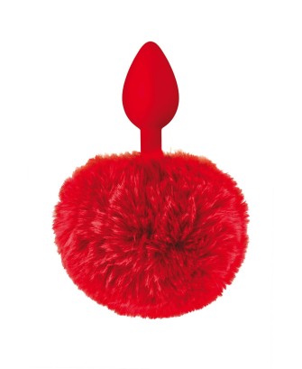 RED POMPOM ANAL PLUG