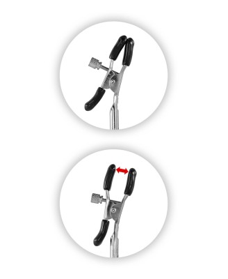 SET 2 BLACK BREAST CLAMPS