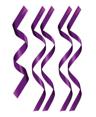PACK HEADBANDS 1 + 4 PURPLE (Size: TU)