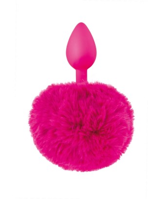 POMPOM FUCHSIA ANAL PLUG