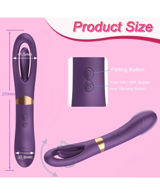 Flicking dual g spot vibrator - Wibrator Punktu G